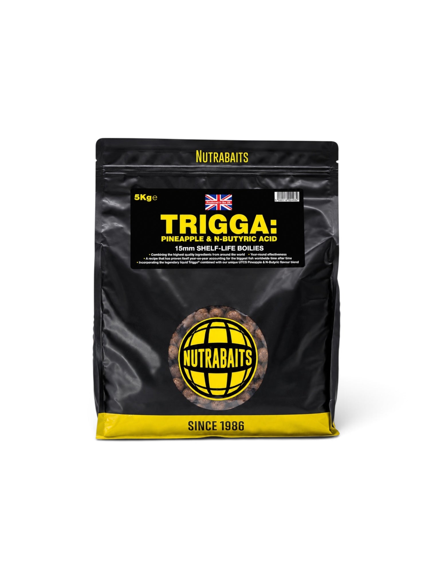 Trigga: Pineapple & N-Butyric Shelf-Life Boilies