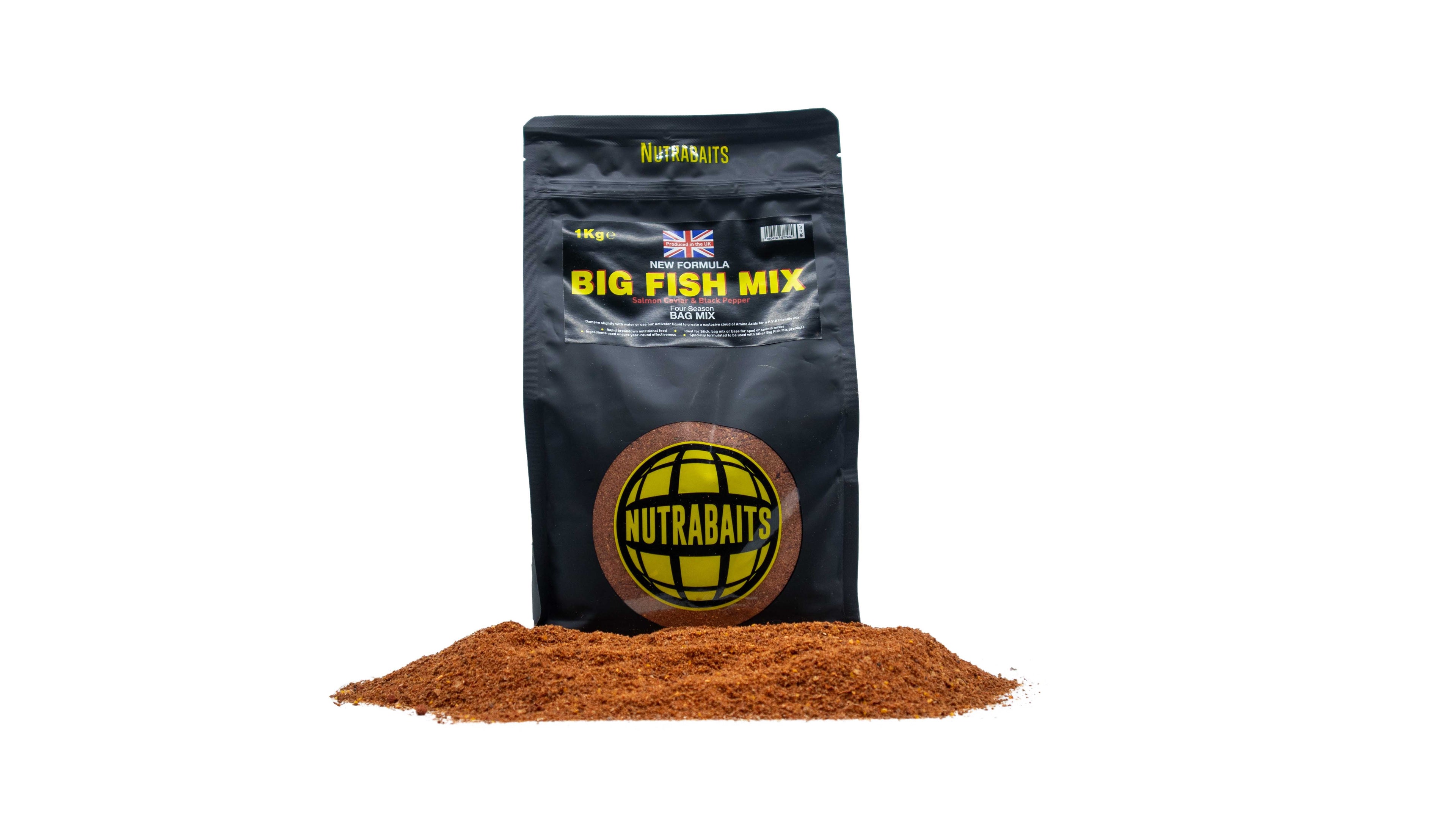 Big Fish Mix: Salmon, Caviar & Black Pepper Active Bag Mix
