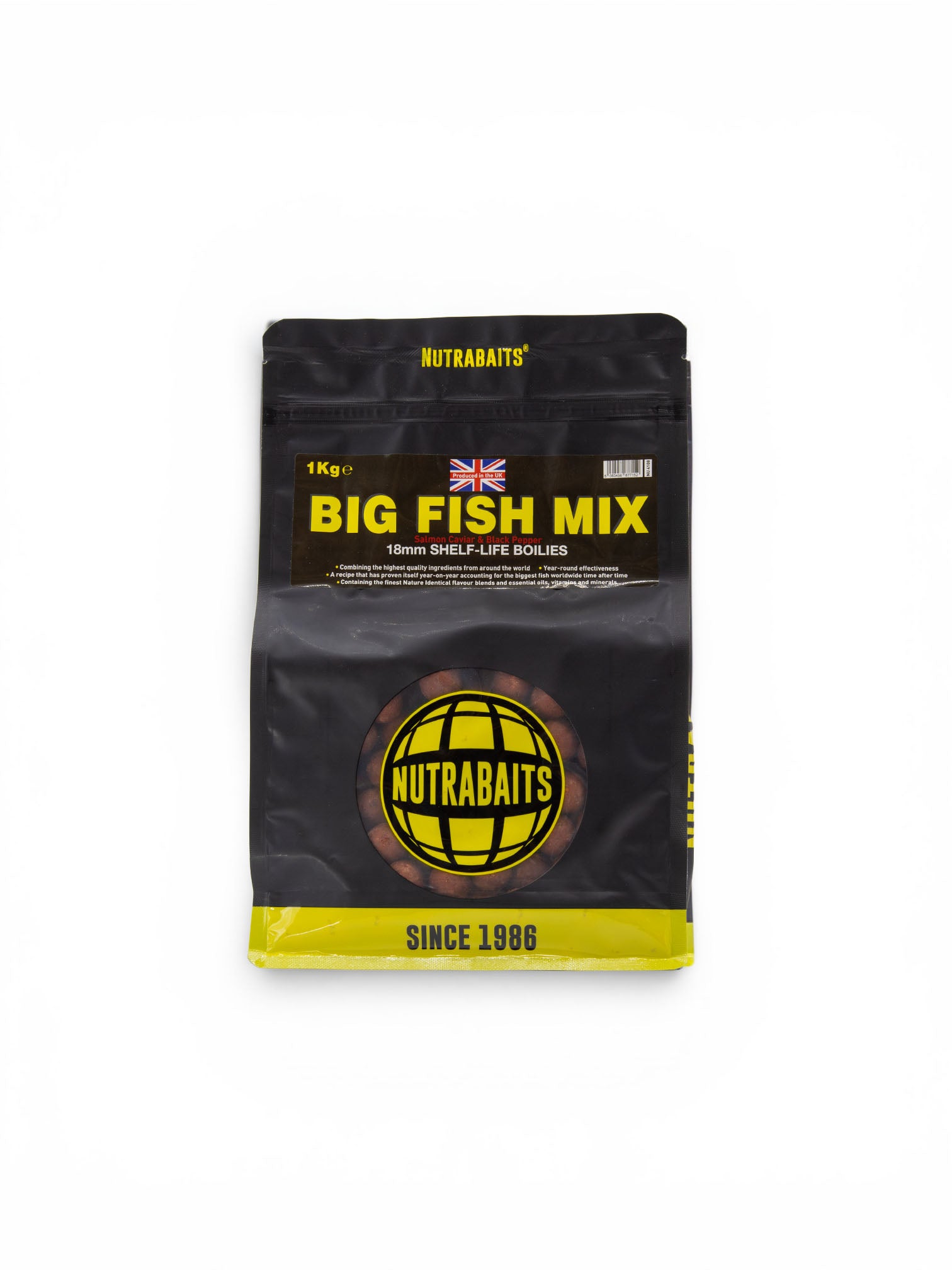Big Fish Mix: Salmon, Caviar & Black Pepper Shelf-Life Boilies
