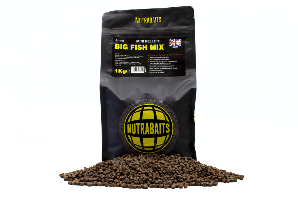 Big Fish Mix: Salmon, Caviar & Black Pepper Pellets