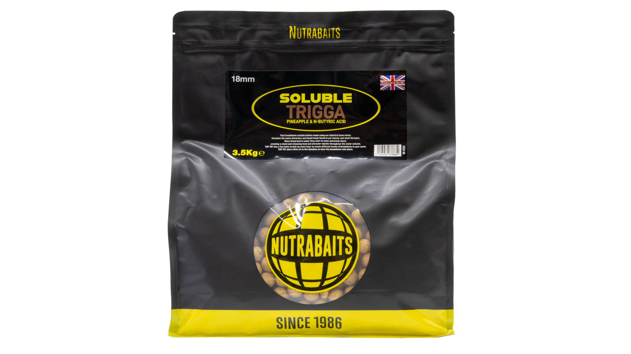 Trigga: Pineapple & N-Butyric Acid Shelf-Life Soluble Boilies