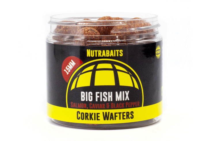 Big Fish Mix: Salmon, Caviar & Black Pepper Corkie Wafters