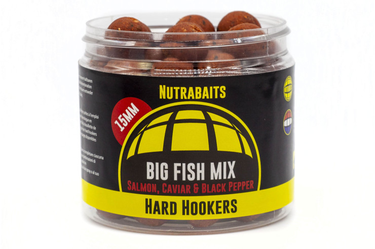 Nutrabaits Big Fish Mix Salmon Caviar & Black Pepper Soluble Fishing Boilies