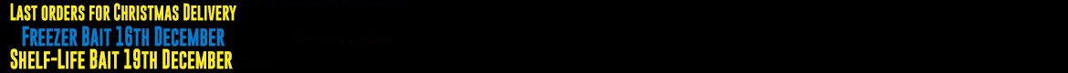 Christmas Last Orders